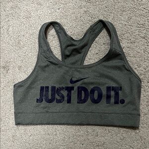 Nike Sports Bra with Slogan
